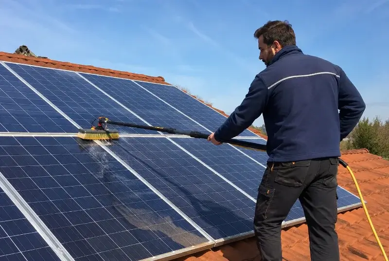 Nettoyage et entretien de panneaux solaires à Pancé